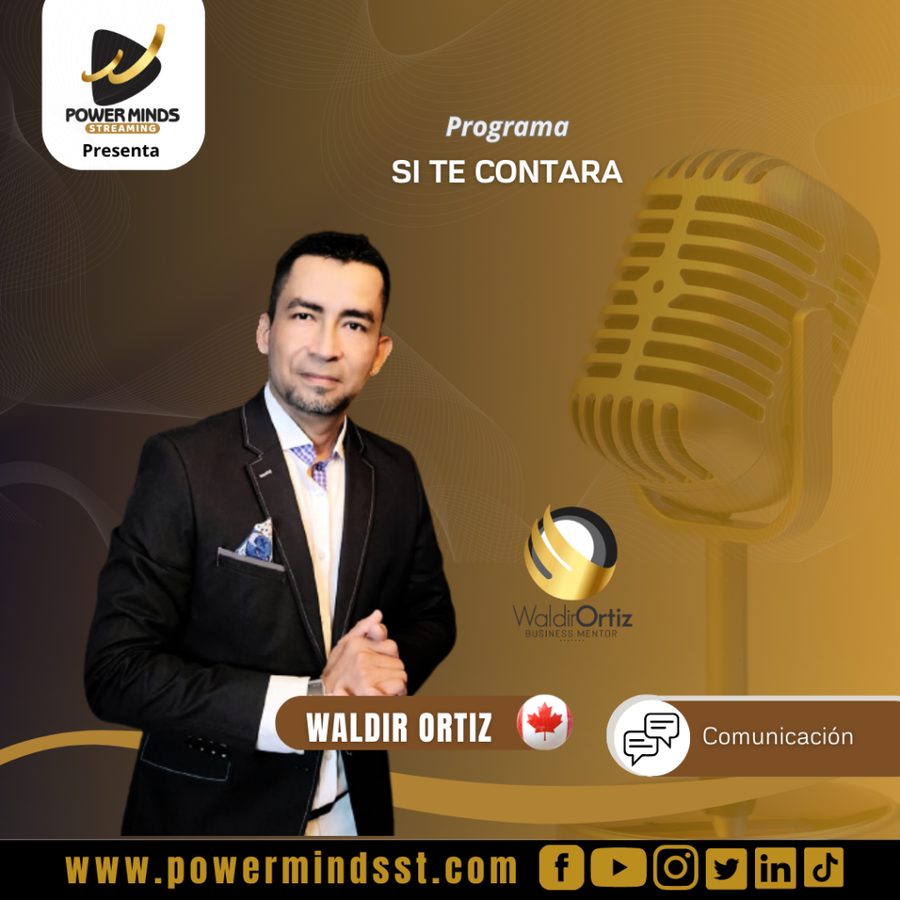 Flyer del programa Si te contara con Waldir Ortiz